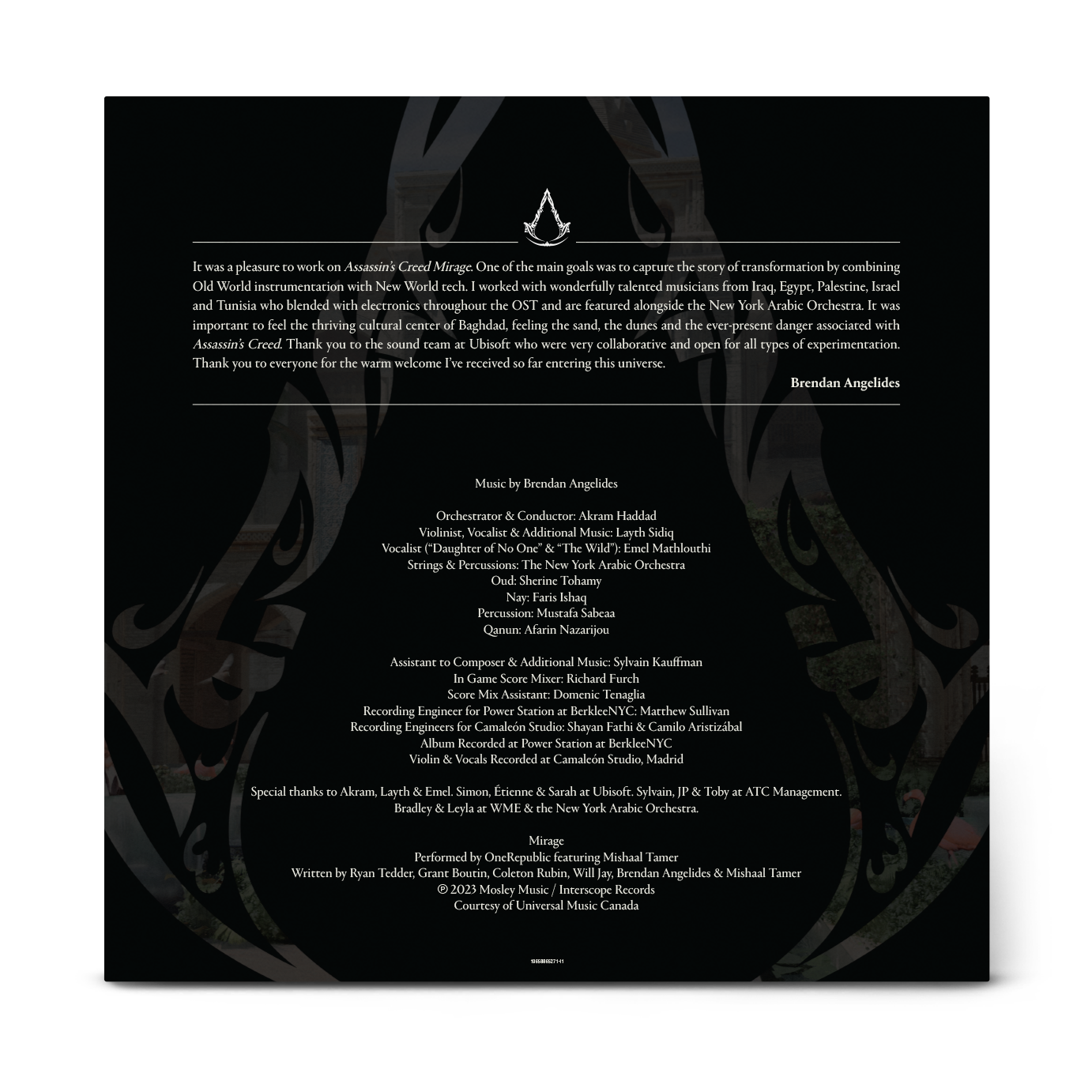 Assassin's Creed Mirage (Original Soundtrack) - 2X LP