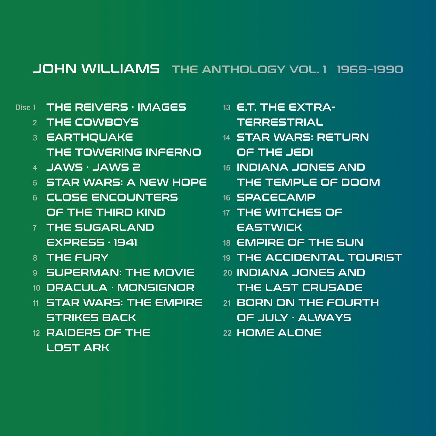 John Williams - John Williams - The Anthology, Volume 1