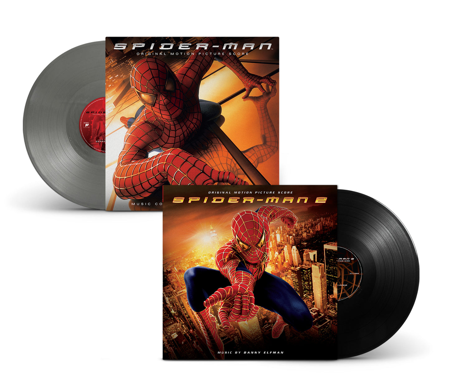 Danny Elfman Spider-Man 1 & 2 Vinyl LP Bundle