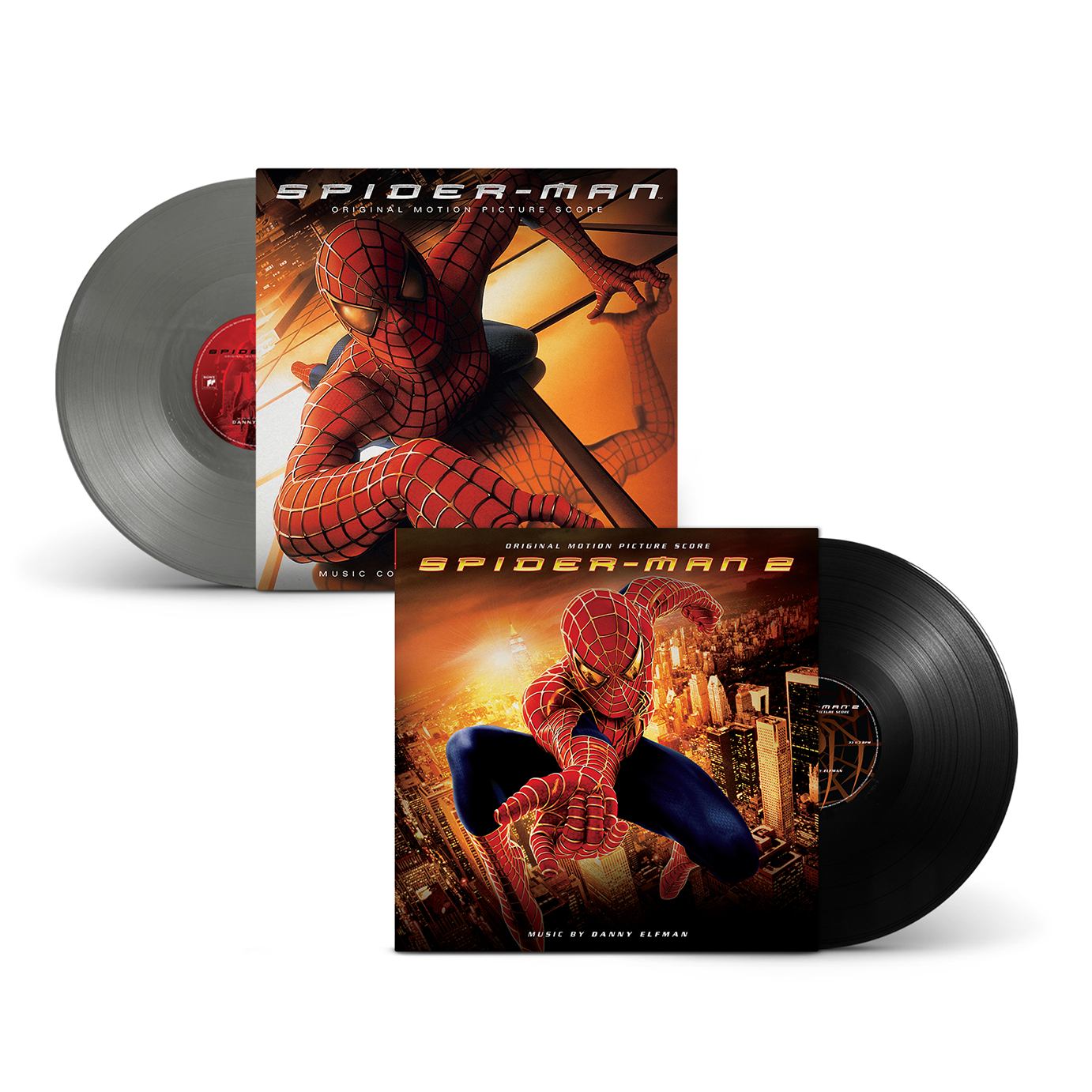Danny Elfman Spider-Man 1 & 2 Vinyl LP Bundle