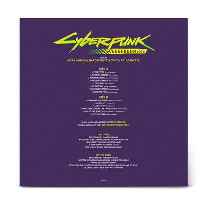 Akira Yamaoka, Marcin Przybyłowicz & P.T. Adamczyk - Cyberpunk: Edgerunners (Original Series Soundtrack) - 1X LP