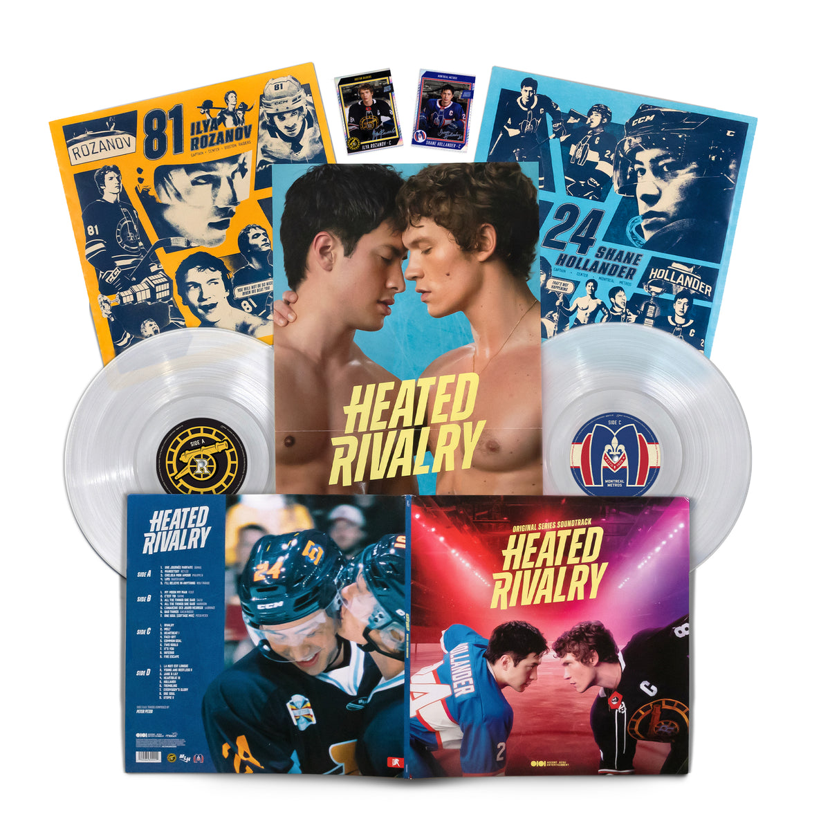 Various Artists - Heated Rivalry (Original Series Soundtrack) - Milan Records Exclusive Icy Inferno Variant - 2LP