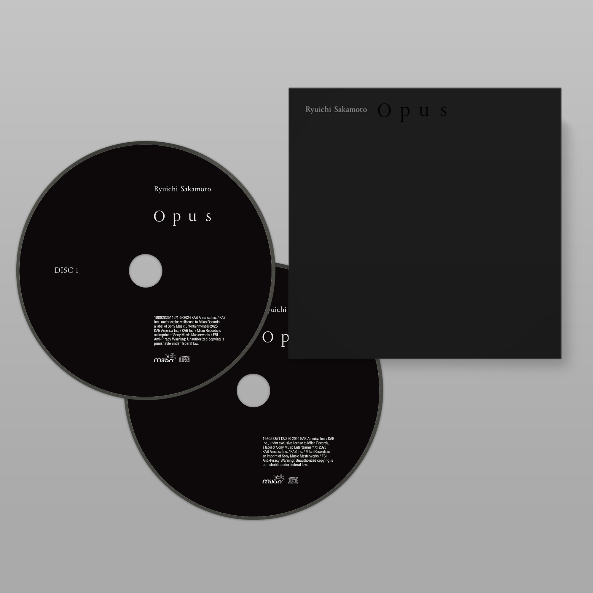 Ryuichi Sakamoto - Opus CD – Milan Records