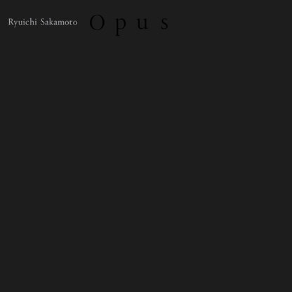 Ryuichi Sakamoto - Opus LP