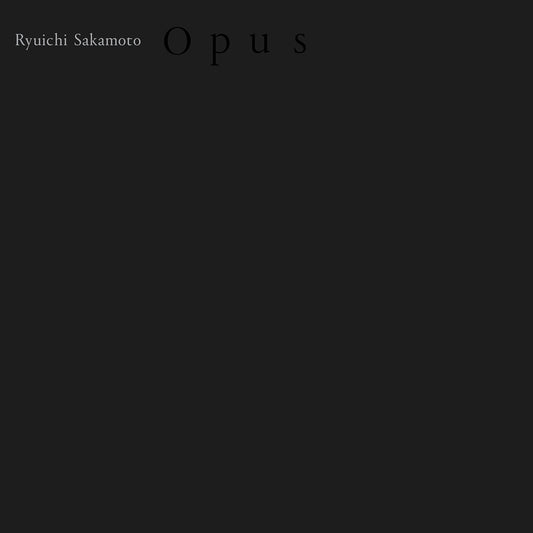 Ryuichi Sakamoto - Opus LP
