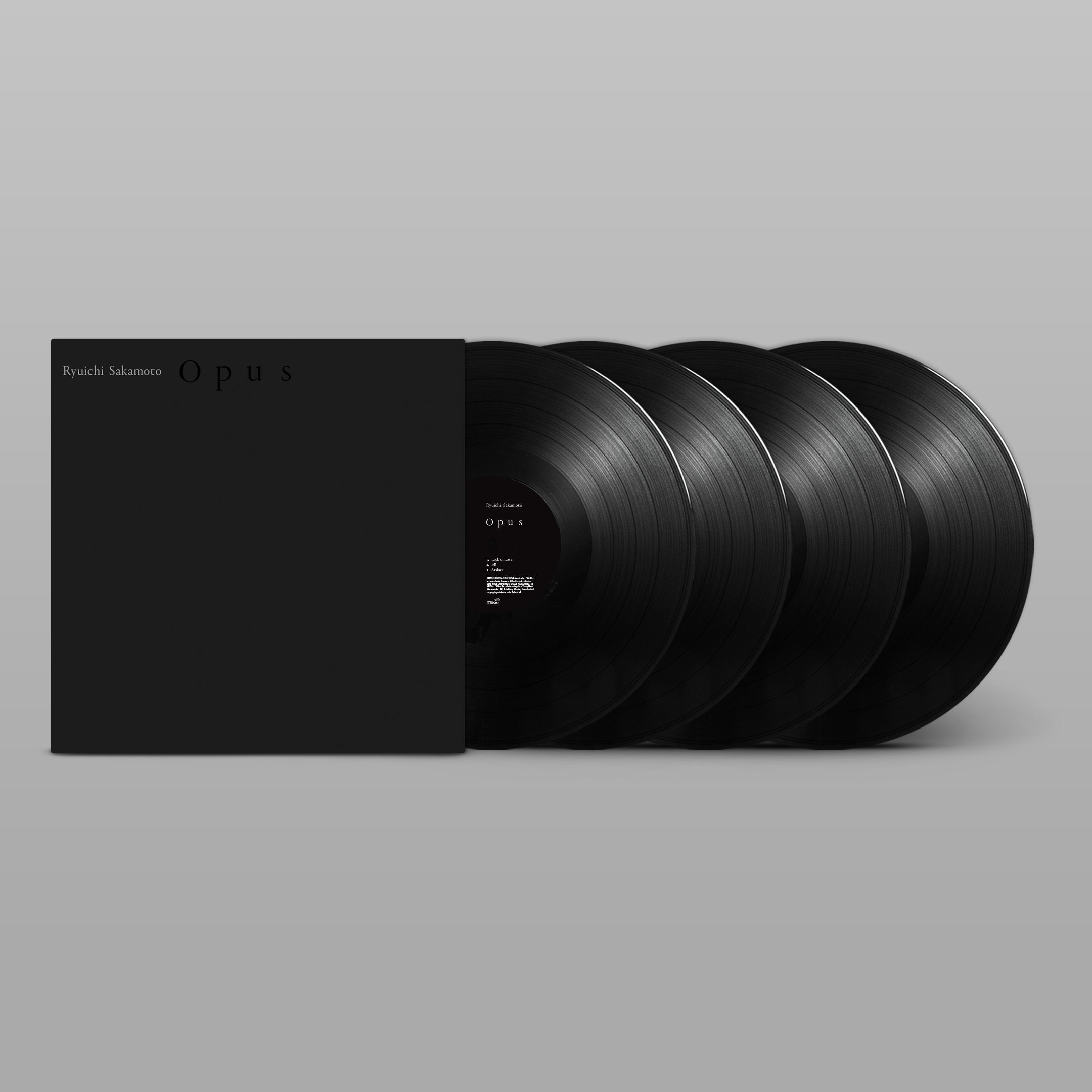 Ryuichi Sakamoto - Opus LP – Milan Records