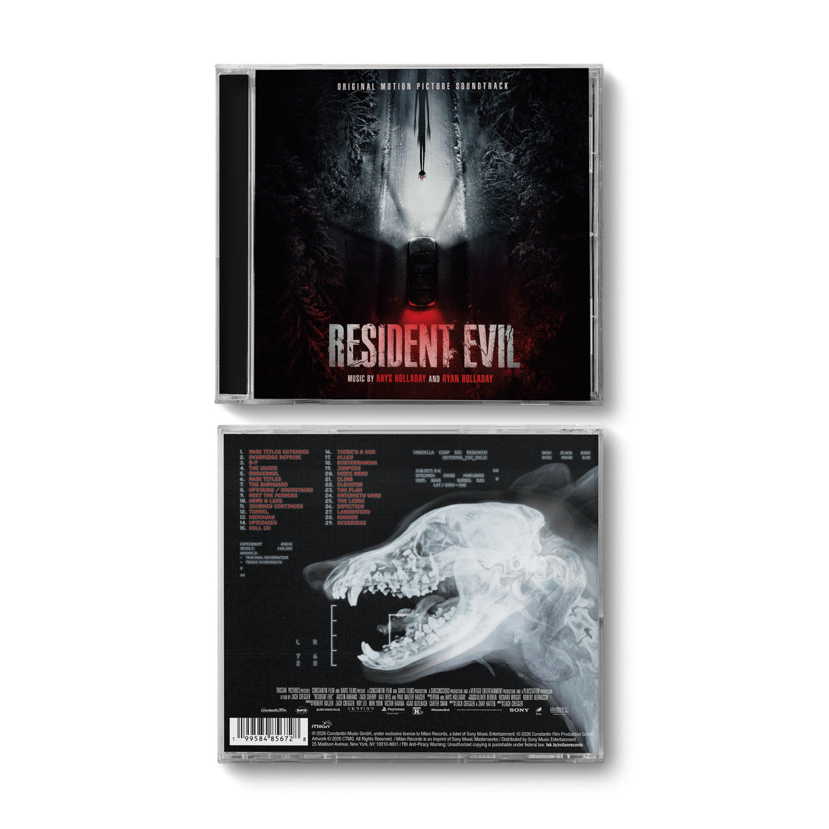 Hays Holladay, Ryan Holladay - Resident Evil (Original Motion Picture Soundtrack) - CD
