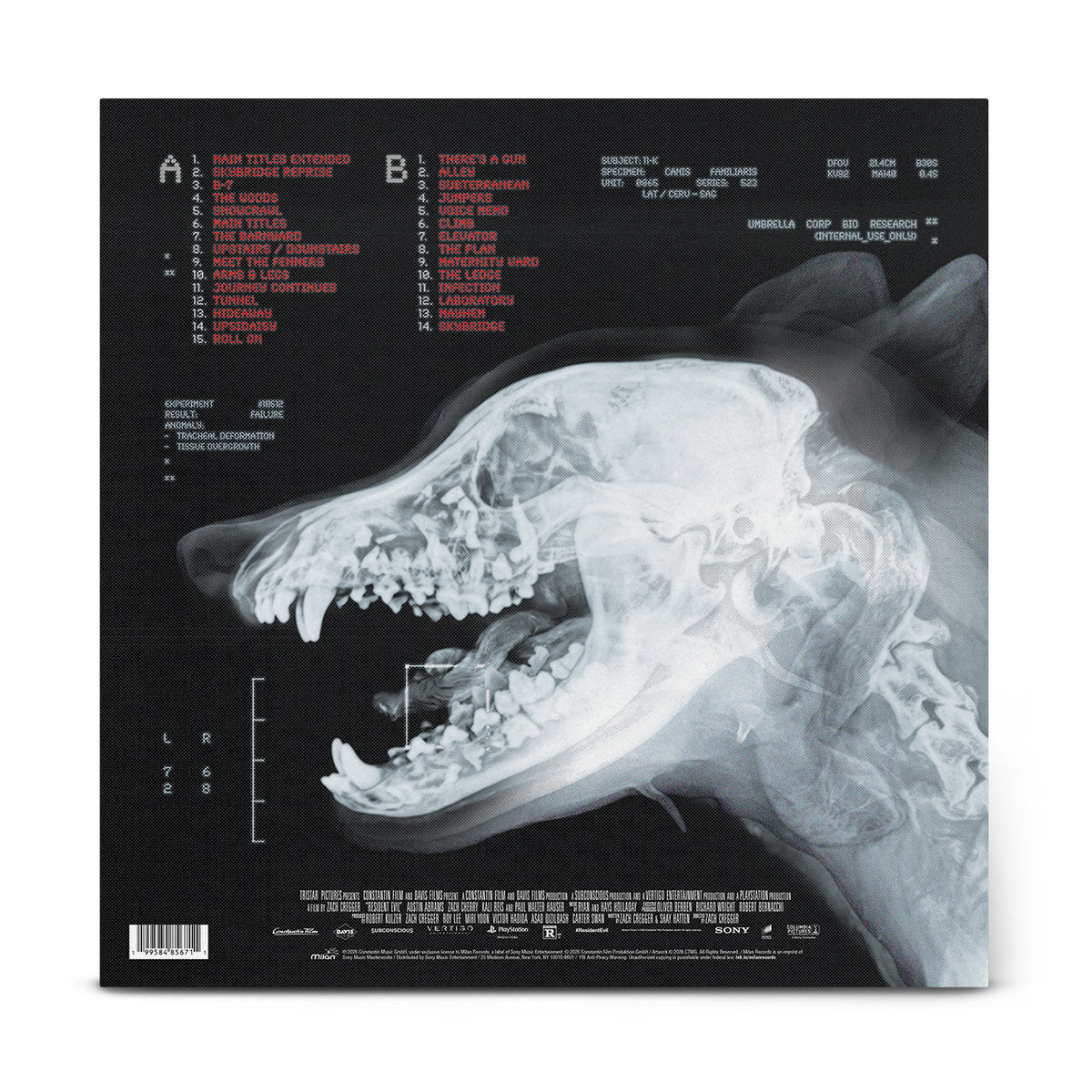 Hays Holladay, Ryan Holladay - Resident Evil (Original Motion Picture Soundtrack) - LP