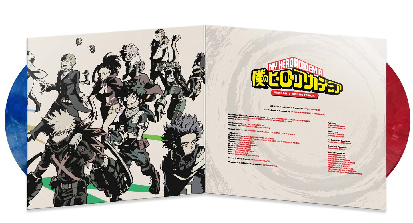 My Hero Academia: Season 5 (Original Series Soundtrack) - 2X LP